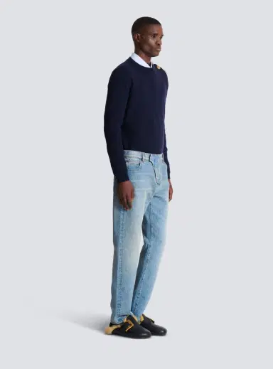 Balmain Regular-fit denim jeans | Thumbnail 3 Balmain Regular-fit denim jeans | Thumbnail 3