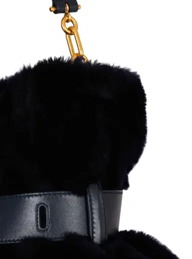 Balmain Medium Anthem bag in shearling | Thumbnail 6 Balmain Medium Anthem bag in shearling | Thumbnail 6