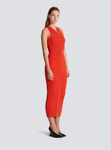 Balmain Long sleeveless dress in knit | Thumbnail 3 Balmain Long sleeveless dress in knit | Thumbnail 3