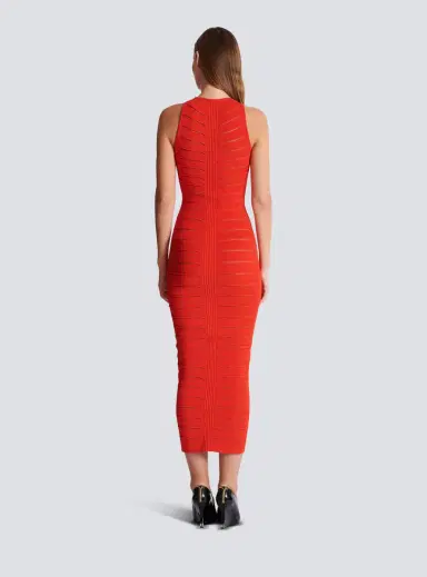 Balmain Long sleeveless dress in knit | Thumbnail 4 Balmain Long sleeveless dress in knit | Thumbnail 4