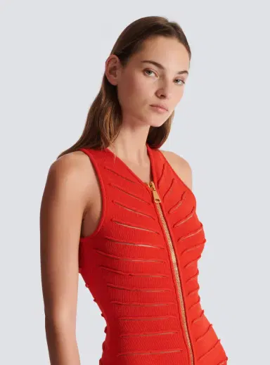 Balmain Long sleeveless dress in knit | Thumbnail 7 Balmain Long sleeveless dress in knit | Thumbnail 7