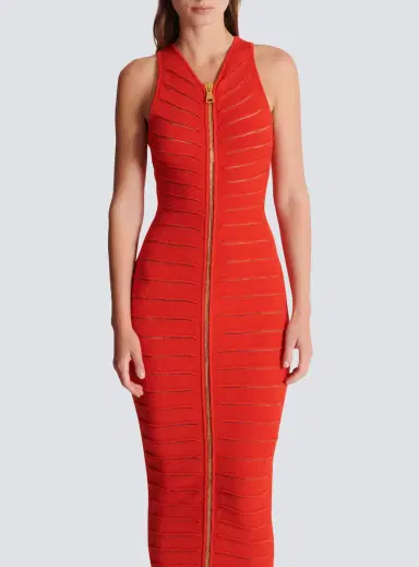 Balmain Long sleeveless dress in knit | Thumbnail 8 Balmain Long sleeveless dress in knit | Thumbnail 8