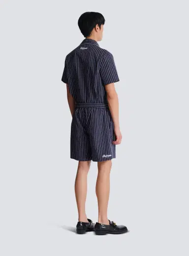 Balmain Striped poplin pyjama shorts | Thumbnail 4 Balmain Striped poplin pyjama shorts | Thumbnail 4