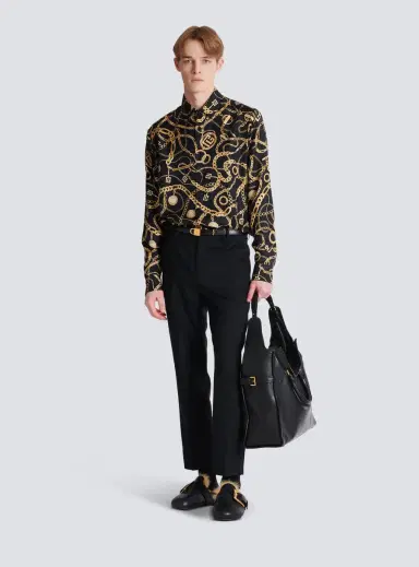 Balmain Straight-leg tailored wool trousers | Thumbnail 2 Balmain Straight-leg tailored wool trousers | Thumbnail 2