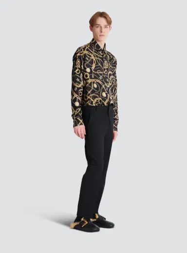 Balmain Straight-leg tailored wool trousers | Thumbnail 3 Balmain Straight-leg tailored wool trousers | Thumbnail 3