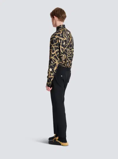 Balmain Straight-leg tailored wool trousers | Thumbnail 4 Balmain Straight-leg tailored wool trousers | Thumbnail 4
