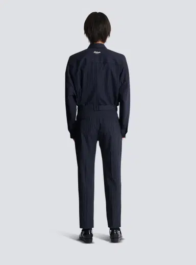 Balmain Straight-leg trousers in pinstripe wool | Thumbnail 4 Balmain Straight-leg trousers in pinstripe wool | Thumbnail 4