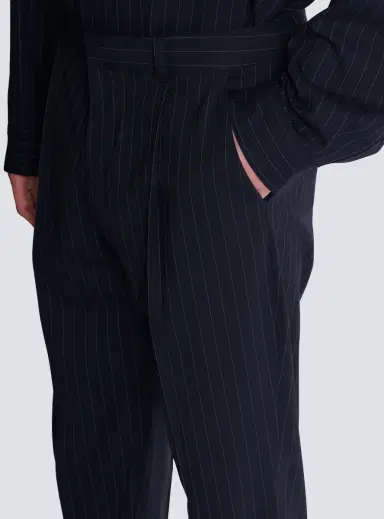 Balmain Straight-leg trousers in pinstripe wool | Thumbnail 5 Balmain Straight-leg trousers in pinstripe wool | Thumbnail 5