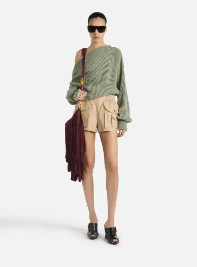 Balmain Lambskin utility shorts | Thumbnail 2 Balmain Lambskin utility shorts | Thumbnail 2
