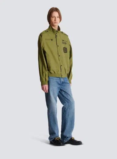 Balmain Cotton aviator-style jacket | Thumbnail 3 Balmain Cotton aviator-style jacket | Thumbnail 3