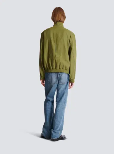 Balmain Cotton aviator-style jacket | Thumbnail 4 Balmain Cotton aviator-style jacket | Thumbnail 4