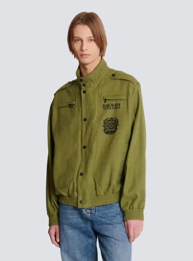 Balmain Cotton aviator-style jacket | Thumbnail 5 Balmain Cotton aviator-style jacket | Thumbnail 5