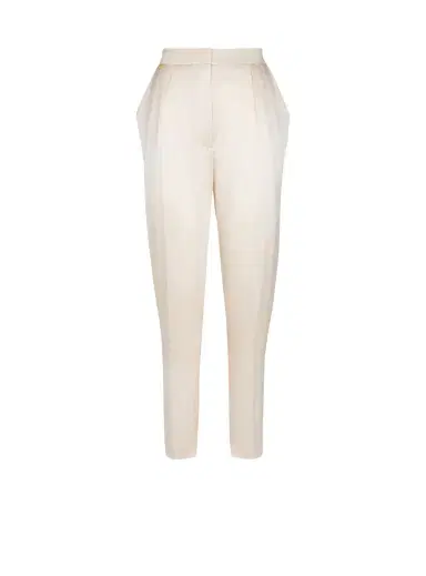 Balmain High-waisted silk trousers | Thumbnail 1 Balmain High-waisted silk trousers | Thumbnail 1