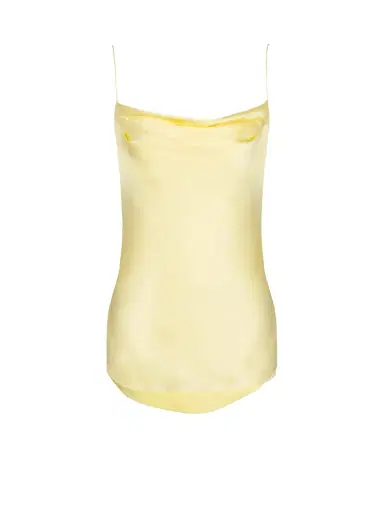 Balmain Silk satin top with thin straps | Thumbnail 1 Balmain Silk satin top with thin straps | Thumbnail 1