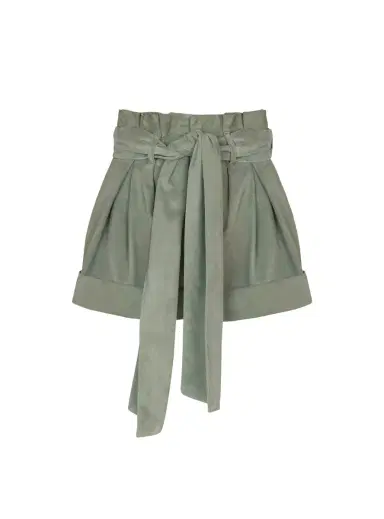 Balmain Suede high-waisted shorts | Thumbnail 1 Balmain Suede high-waisted shorts | Thumbnail 1