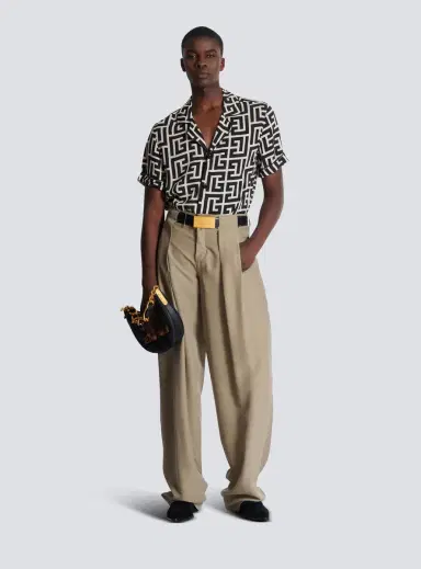 Balmain Short-sleeved monogrammed shirt | Thumbnail 2 Balmain Short-sleeved monogrammed shirt | Thumbnail 2