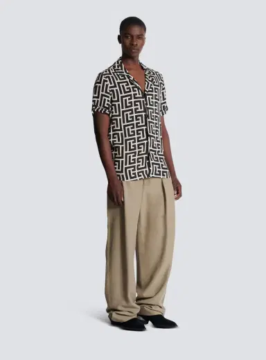 Balmain Short-sleeved monogrammed shirt | Thumbnail 3 Balmain Short-sleeved monogrammed shirt | Thumbnail 3