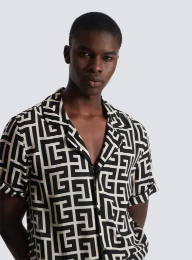 Balmain Short-sleeved monogrammed shirt | Thumbnail 6 Balmain Short-sleeved monogrammed shirt | Thumbnail 6