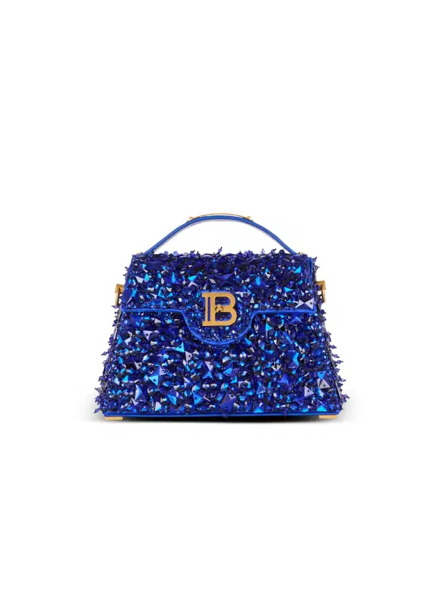 B-Buzz Dynasty bag in leather and embroidered satin B-Buzz Dynasty bag in leather and embroidered satin