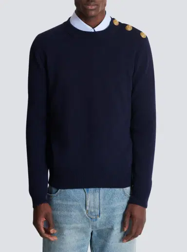 Balmain Eco-cashmere jumper | Thumbnail 7 Balmain Eco-cashmere jumper | Thumbnail 7