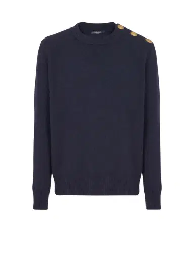 Balmain Eco-cashmere jumper | Thumbnail 1 Balmain Eco-cashmere jumper | Thumbnail 1