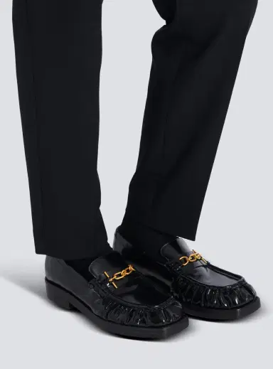 Balmain Sync glazed leather loafers | Thumbnail 2 Balmain Sync glazed leather loafers | Thumbnail 2