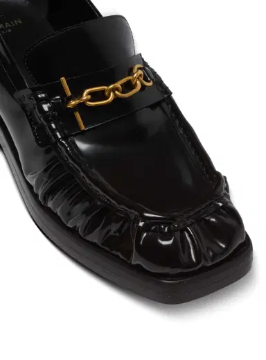 Balmain Sync glazed leather loafers | Thumbnail 7 Balmain Sync glazed leather loafers | Thumbnail 7