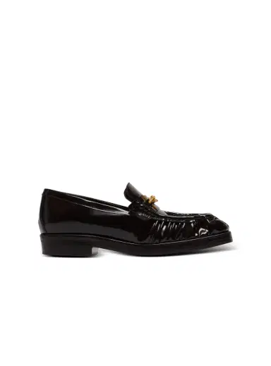 Balmain Sync glazed leather loafers | Thumbnail 1 Balmain Sync glazed leather loafers | Thumbnail 1