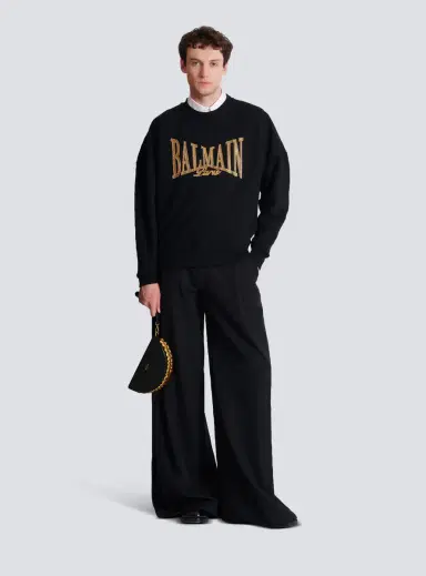 Balmain Embroidered College sweatshirt | Thumbnail 2 Balmain Embroidered College sweatshirt | Thumbnail 2