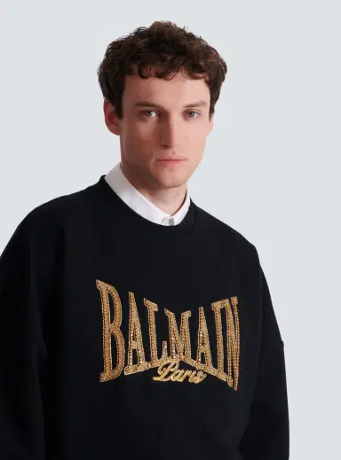 Balmain Embroidered College sweatshirt | Thumbnail 6 Balmain Embroidered College sweatshirt | Thumbnail 6