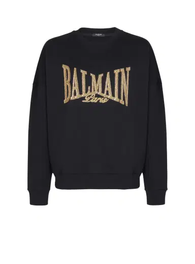 Balmain Embroidered College sweatshirt | Thumbnail 1 Balmain Embroidered College sweatshirt | Thumbnail 1