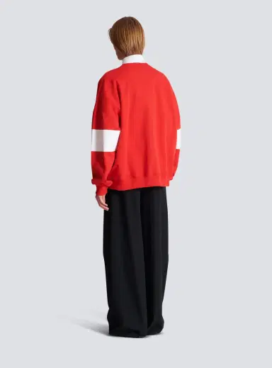 Balmain Boxy College sweatshirt | Thumbnail 4 Balmain Boxy College sweatshirt | Thumbnail 4