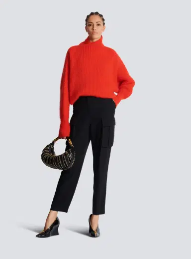 Balmain Mohair knit jumper with collar detail | Thumbnail 2 Balmain Mohair knit jumper with collar detail | Thumbnail 2
