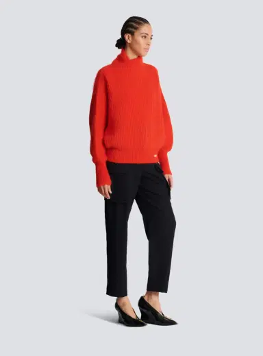 Balmain Mohair knit jumper with collar detail | Thumbnail 3 Balmain Mohair knit jumper with collar detail | Thumbnail 3