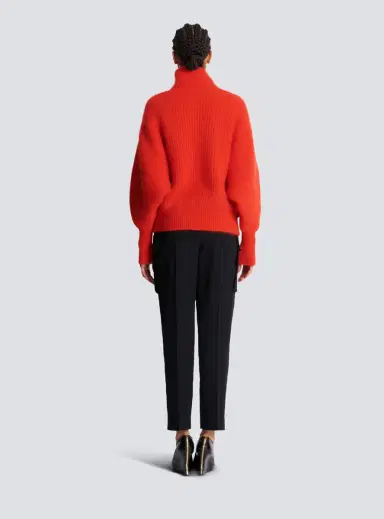 Balmain Mohair knit jumper with collar detail | Thumbnail 4 Balmain Mohair knit jumper with collar detail | Thumbnail 4