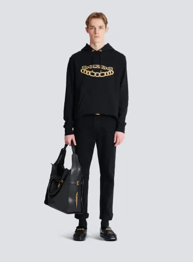 Balmain Chain Logo Hoodie | Thumbnail 2 Balmain Chain Logo Hoodie | Thumbnail 2