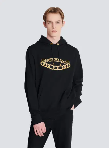 Balmain Chain Logo Hoodie | Thumbnail 6 Balmain Chain Logo Hoodie | Thumbnail 6