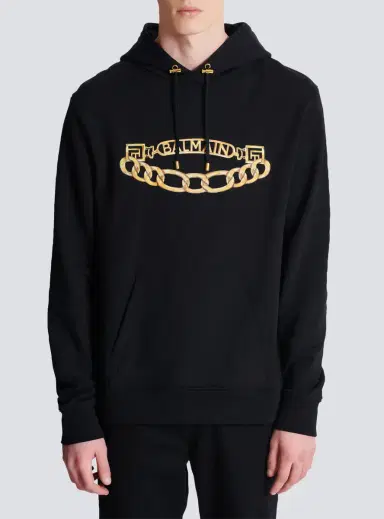 Balmain Chain Logo Hoodie | Thumbnail 8 Balmain Chain Logo Hoodie | Thumbnail 8