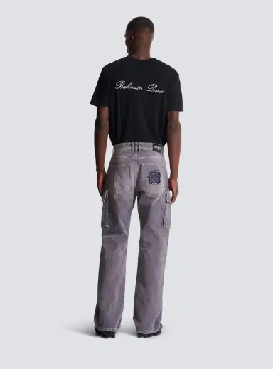 Balmain Denim loose-fit cargo jeans | Thumbnail 4 Balmain Denim loose-fit cargo jeans | Thumbnail 4