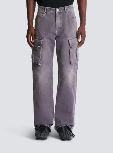 Balmain Denim loose-fit cargo jeans | Thumbnail 7 Balmain Denim loose-fit cargo jeans | Thumbnail 7