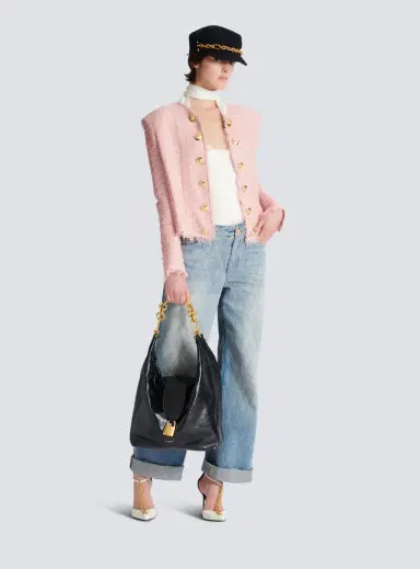 Balmain Edge-to-edge sequin tweed jacket | Thumbnail 2 Balmain Edge-to-edge sequin tweed jacket | Thumbnail 2