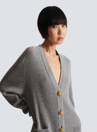 Balmain Buttoned cashmere cardigan | Thumbnail 6 Balmain Buttoned cashmere cardigan | Thumbnail 6