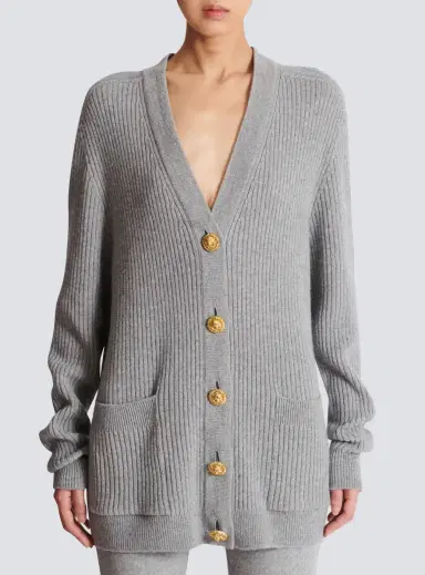 Balmain Buttoned cashmere cardigan | Thumbnail 7 Balmain Buttoned cashmere cardigan | Thumbnail 7