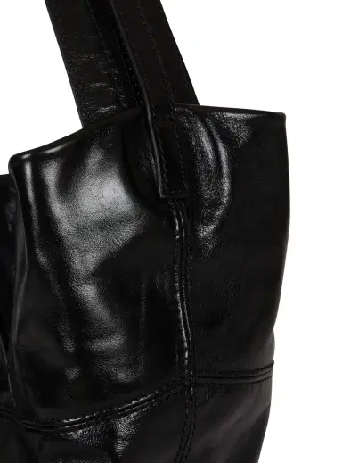 Balmain Track shiny leather tote bag | Thumbnail 6 Balmain Track shiny leather tote bag | Thumbnail 6