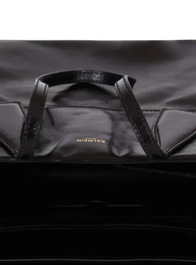 Balmain Track shiny leather tote bag | Thumbnail 7 Balmain Track shiny leather tote bag | Thumbnail 7
