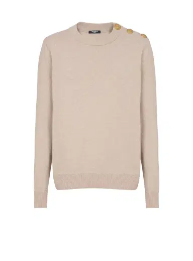 Balmain Eco-cashmere jumper | Thumbnail 1 Balmain Eco-cashmere jumper | Thumbnail 1