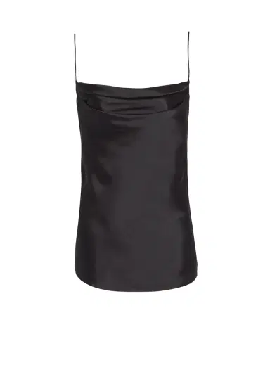 Balmain Draped satin top | Thumbnail 1 Balmain Draped satin top | Thumbnail 1