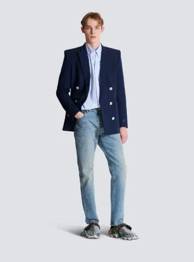 Balmain Écusson embroidered cotton shirt | Thumbnail 2 Balmain Écusson embroidered cotton shirt | Thumbnail 2