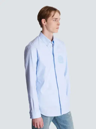 Balmain Écusson embroidered cotton shirt | Thumbnail 5 Balmain Écusson embroidered cotton shirt | Thumbnail 5
