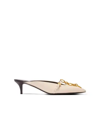 Balmain Sync leather mules with pointed toe | Thumbnail 1 Balmain Sync leather mules with pointed toe | Thumbnail 1